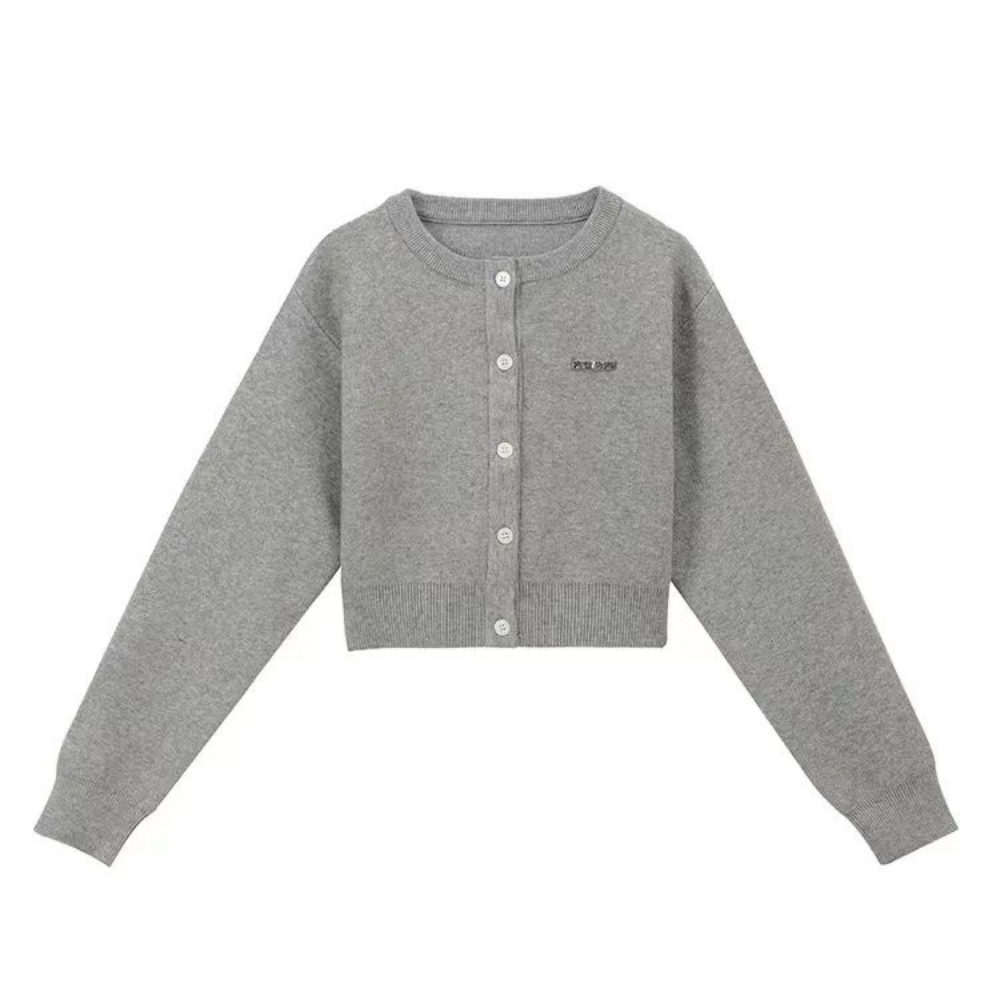 Women's Preppy Versatile Knitted Cardigan