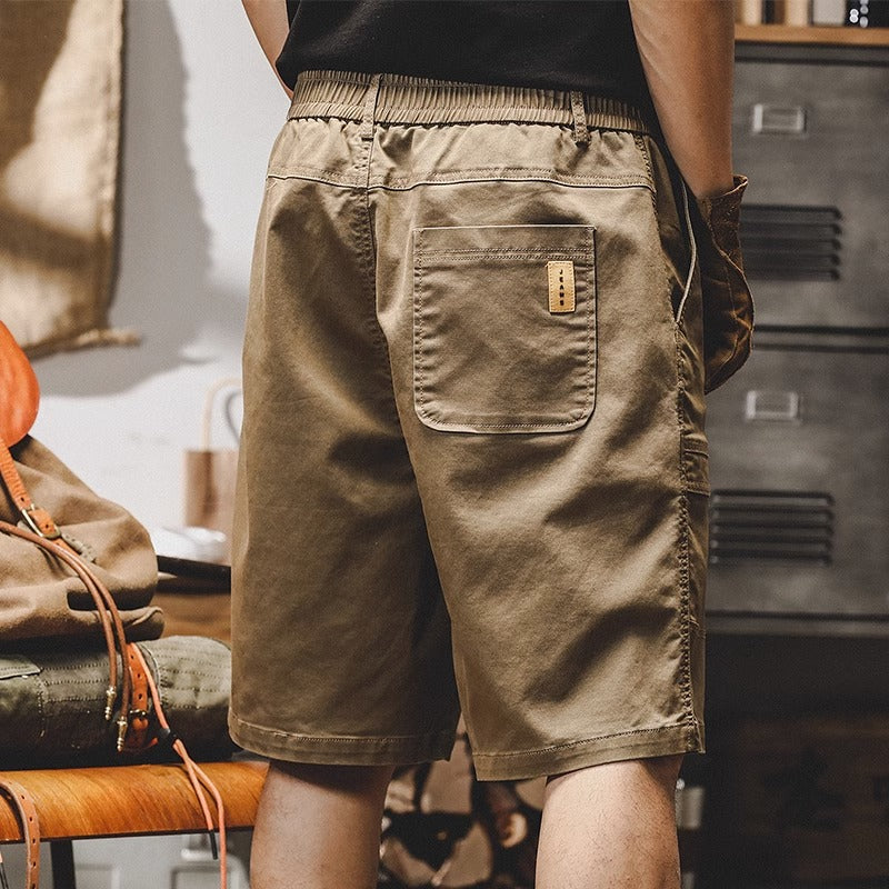 American Retro Loose Thin Large Size Casual Cargo Shorts