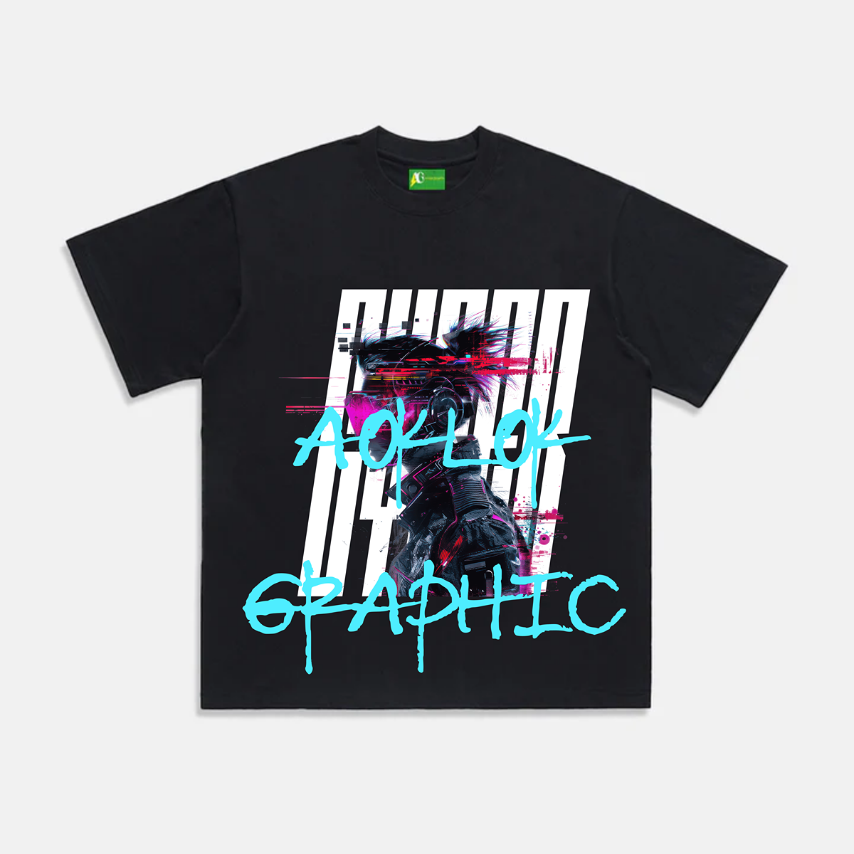 ⚡AG Black Cyber Crime T-Shirt