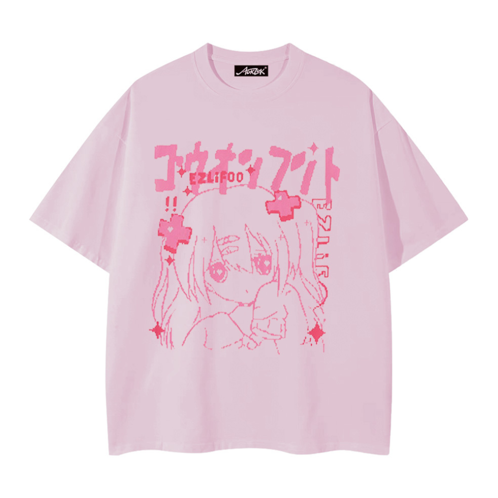 Japanese Two-dimensional Anime Girl T-shirt