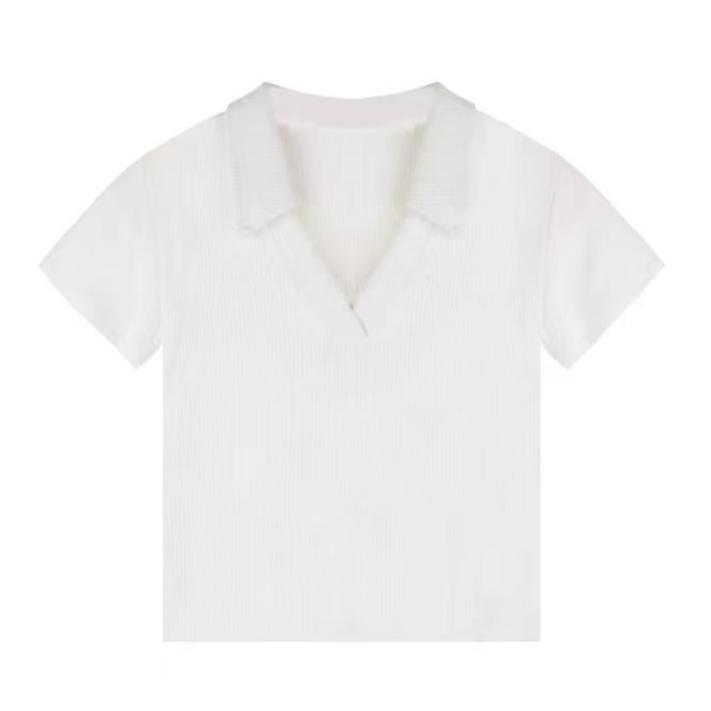 Women's Hot Girl Slim Fit Polo T-Shirt