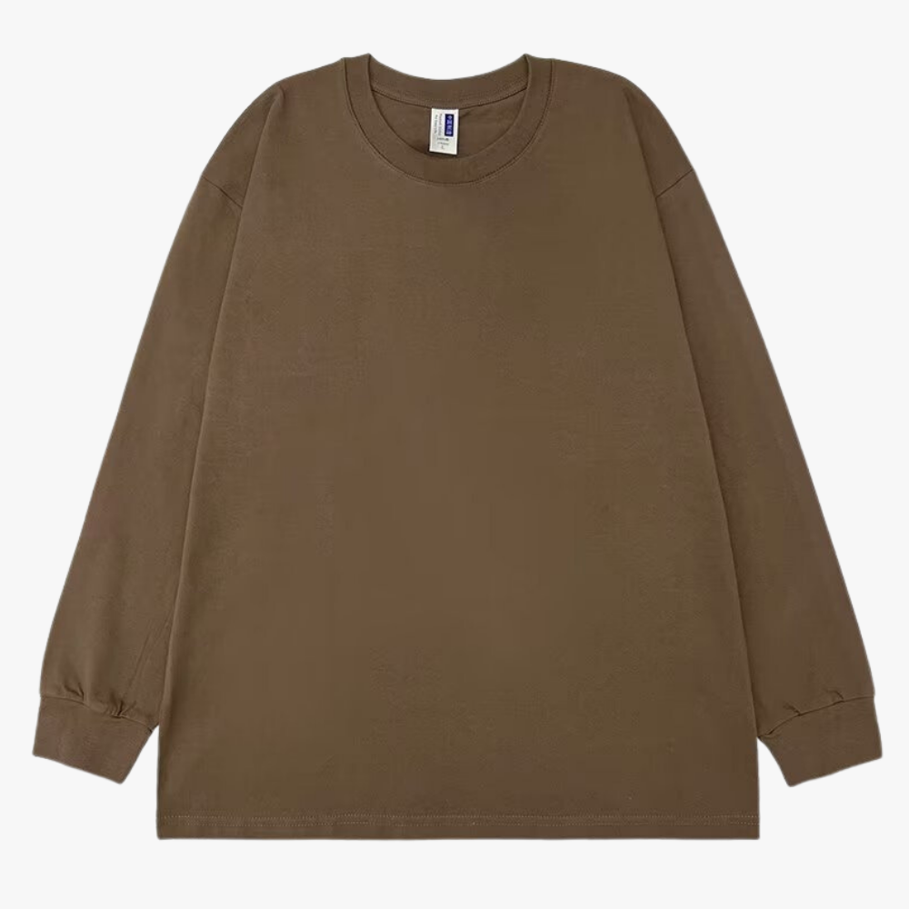 Simple Solid Color Versatile Sweatshirt