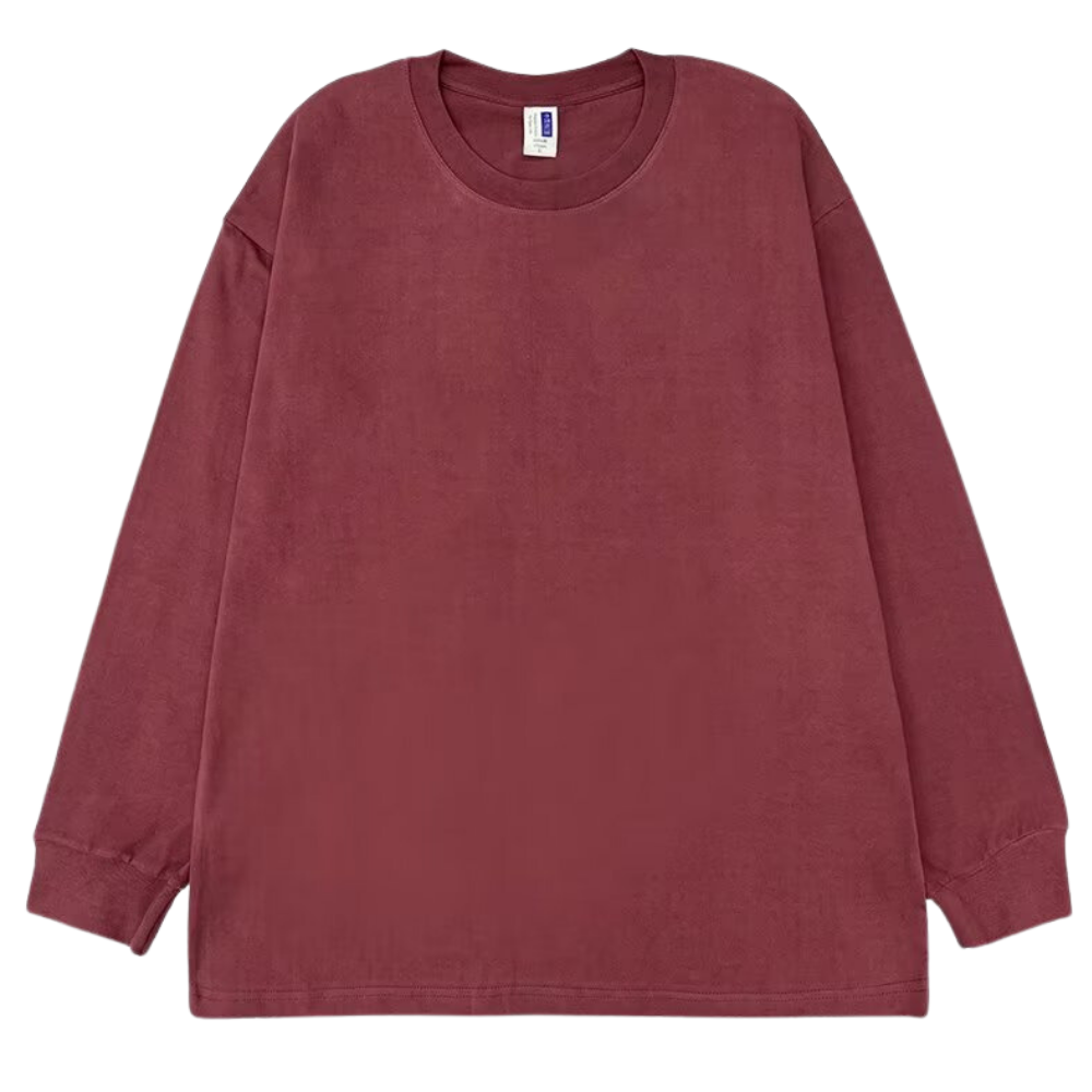 Simple Solid Color Versatile Sweatshirt
