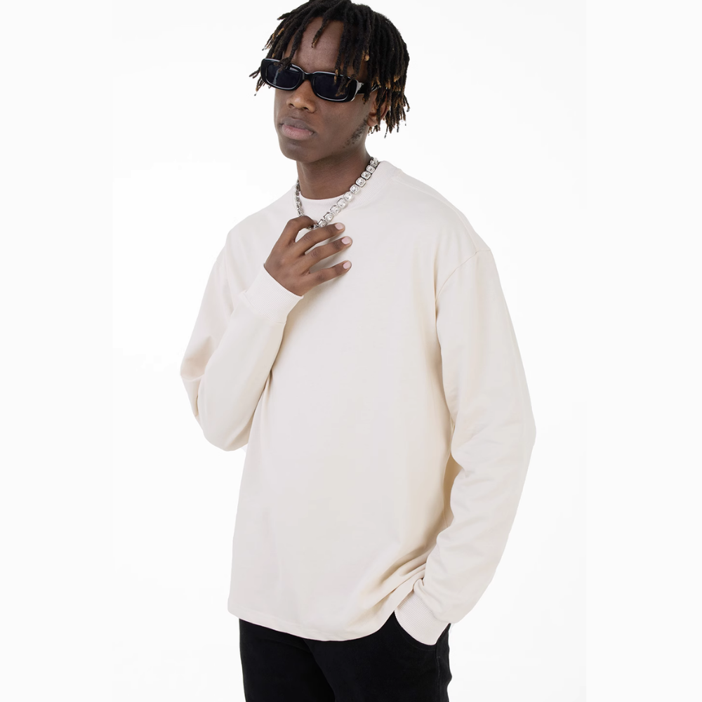 Simple Solid Color Versatile Sweatshirt