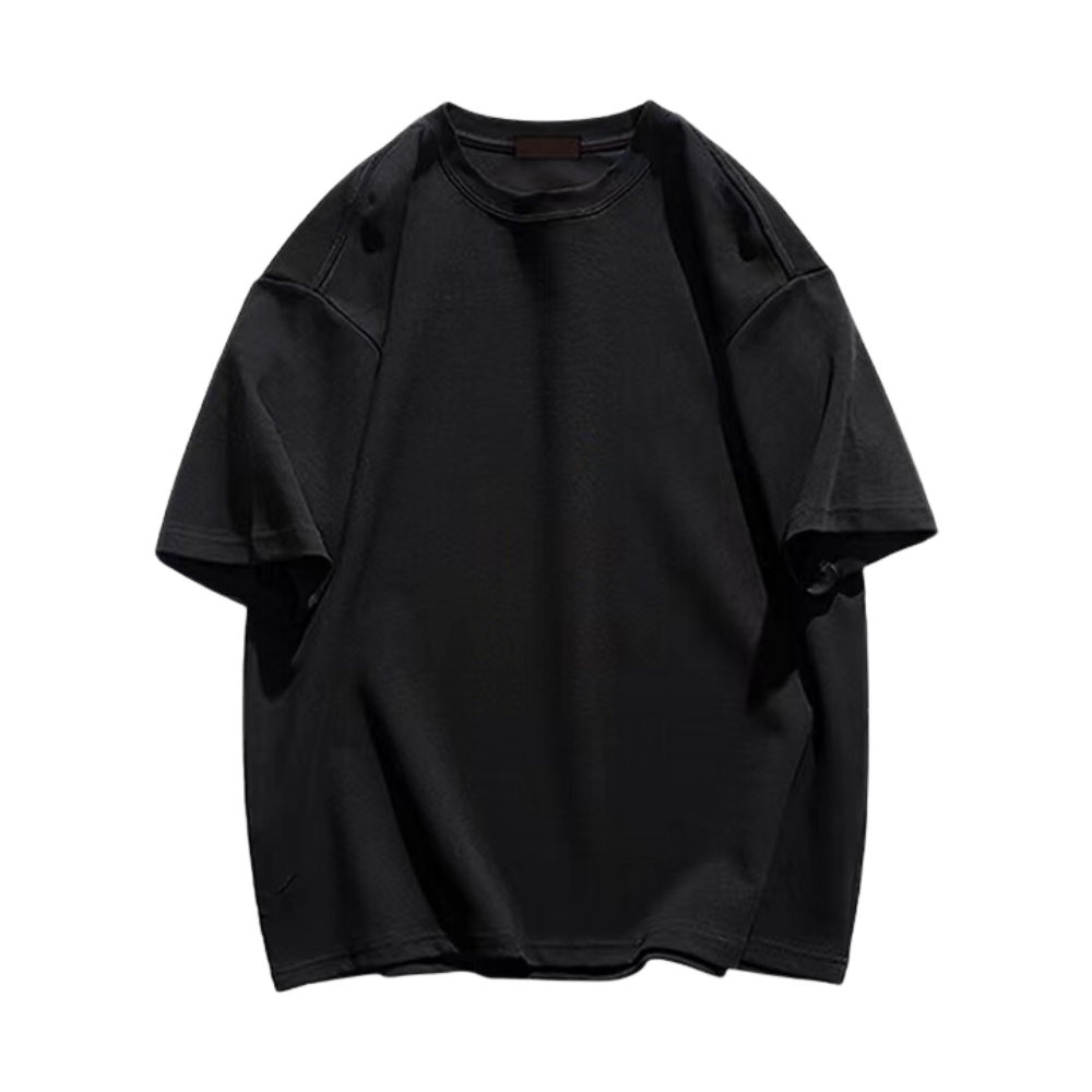 Simple Crew Neckline T-Shirt