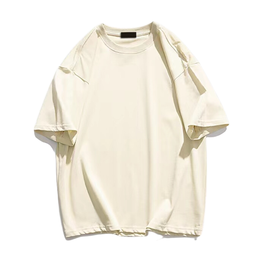 Simple Crew Neckline T-Shirt