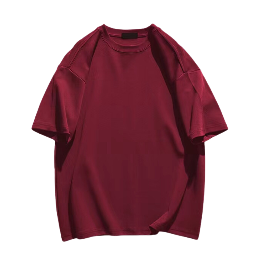 Simple Crew Neckline T-Shirt