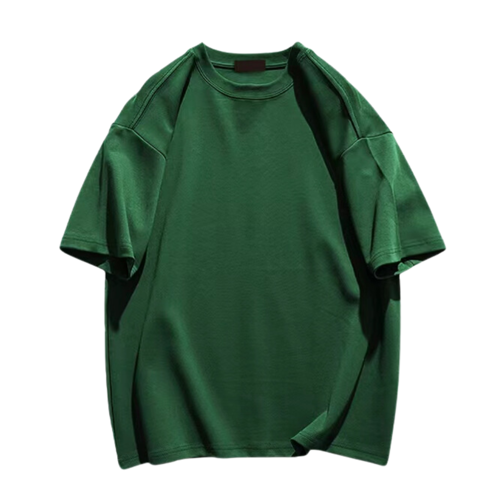 Simple Crew Neckline T-Shirt