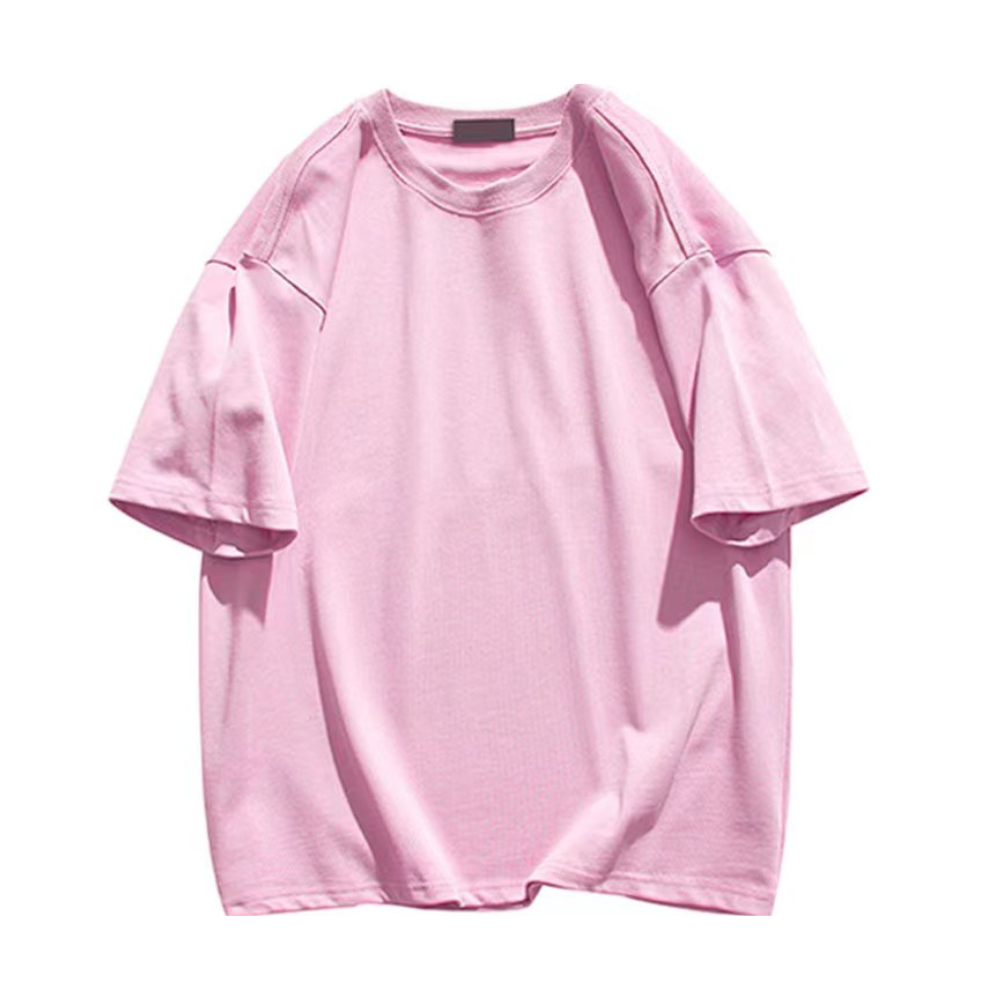Simple Crew Neckline T-Shirt