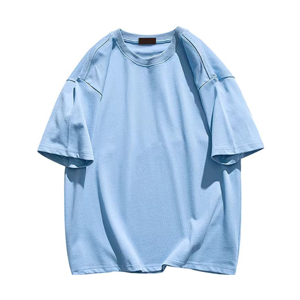 Simple Crew Neckline T-Shirt